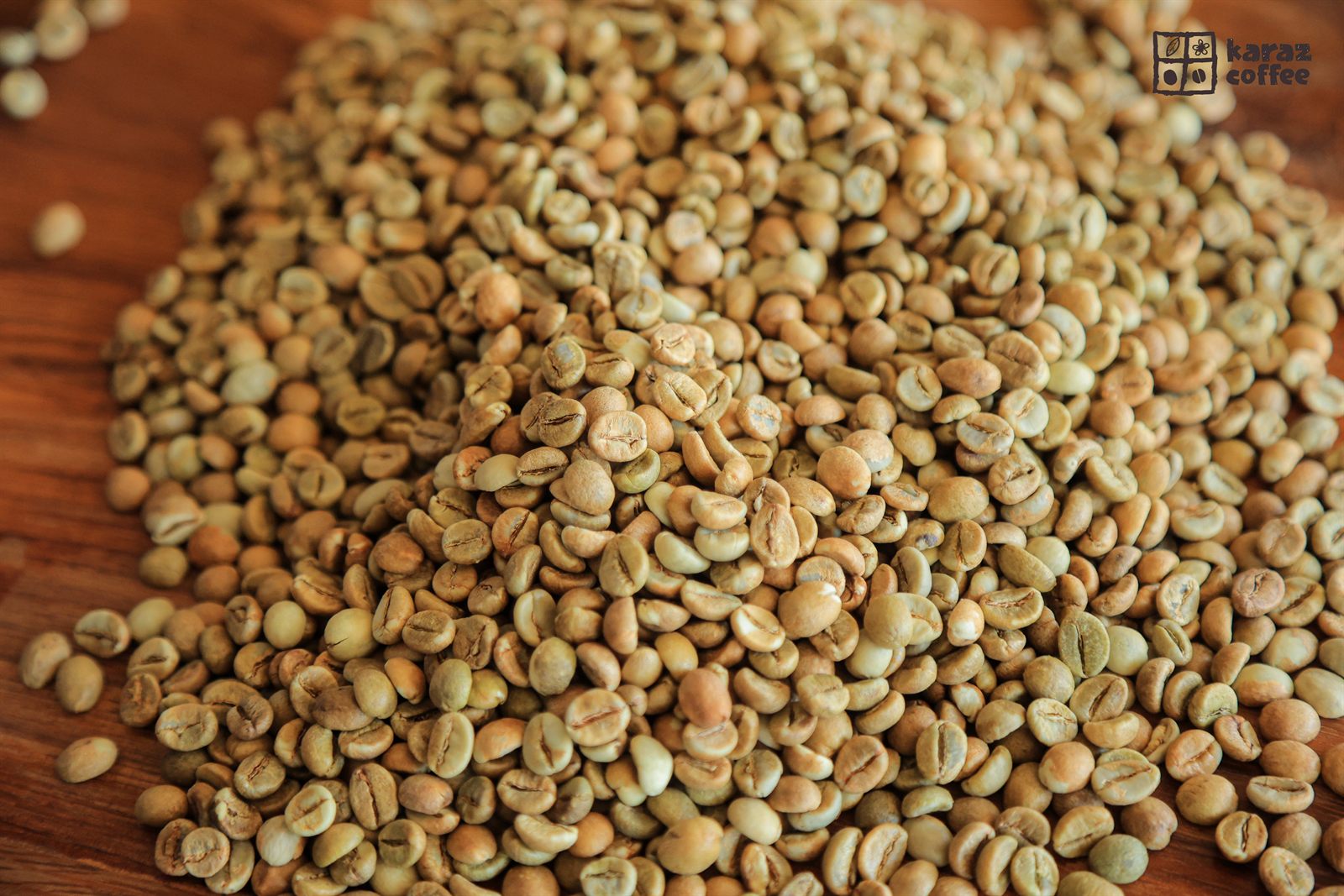 Drying coffee at the Karaz Coffee Factory